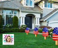 Popsicle 4th of July Yard Signs