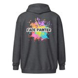 Face Painter Zip Up Hoodie. Unisex heavy blend zip hoodie