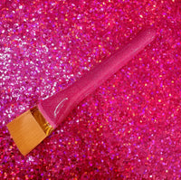 Set of Three Flat Glazing Glitter Paint Brushes - Then select glitter color!