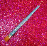 Set of Five Round/Liner Glitter Paint Brushes - Then select glitter color