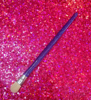 Set of Three Flat Glazing Glitter Paint Brushes - Then select glitter color!