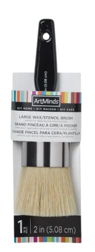 Large Stencil /Wax Brush