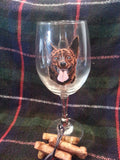 Pet Portrait Wine Glass or Beer Mug  - Wedding Gift - House Warming - Toasting Glass - Pint