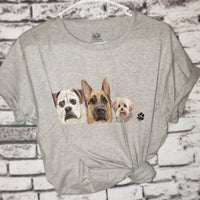 Pet Portrait T Shirt Sweatshirt - Custom Clothing