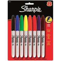 8 Count Assorted Color Fine Point Sharpie Pack - in Ultimate Glitter