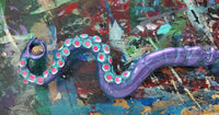 Ursula tentacle 3/4" Flat Brush - Collector Art Piece Paint Brush